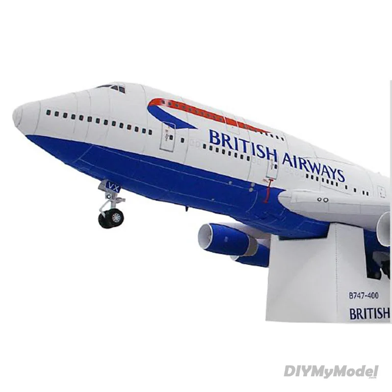 1:144 Boeing 747 Aircraft Civil Aviation Airliner DIY 3D Paper Card Model Building Sets Construction Toys Military |