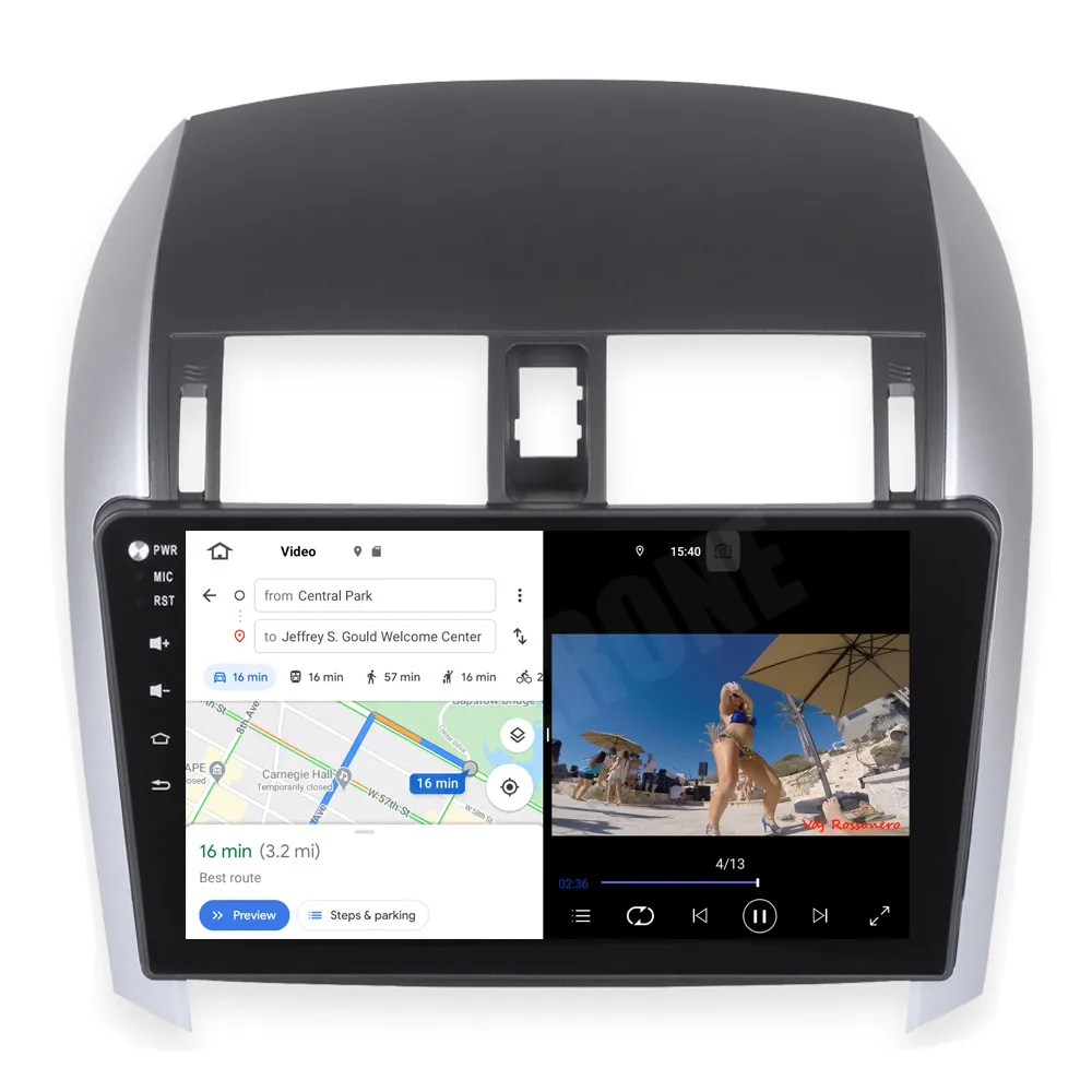 Автомагнитола для Toyota Corolla 2007 2012 Android 10 GPS навигация автомагнитола стерео