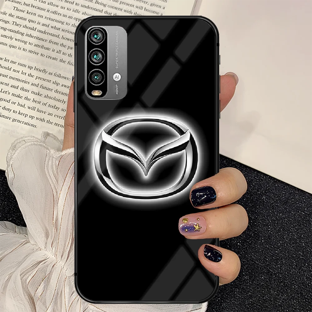 

Mazda Sports car Phone Tempered Glass Case Cover For Xiaomi Redmi note k 7 8 9 10 30 40 A C T S Pro Shell Back Cover Tpu Prime