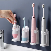 wall mounted electric toothbrush holder non marking toothbrush storage rack standspace saving bathroom accessories toothbrush