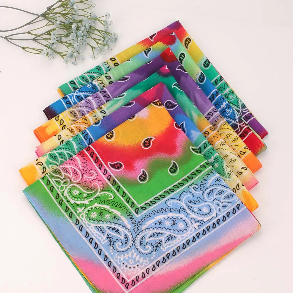 

Fashion Unisex Hip Hop Bandana Man Women Outdoor Headbands Wrist Wraps Hiking Hair Scarves Handkerchief Hair Accessories