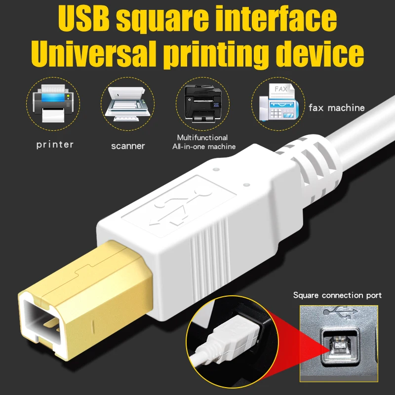 USB Type B типа папа-папа 2 0 для Canon Epson HP ZJiang принтер этикеток DAC 1 м 5 3 - купить по