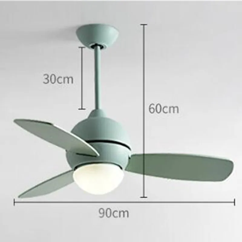 36-дюймовый скандинавский многоцветный симпатичный светодиодный потолочный