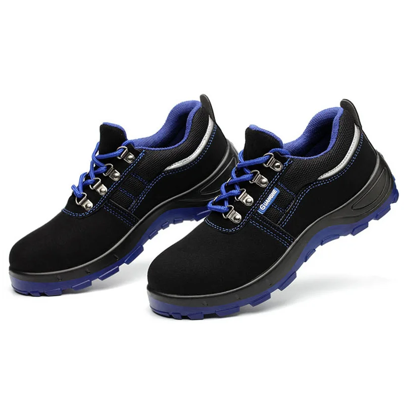Мужские рабочие защитные ботинки строительные кроссовки со стальным носком