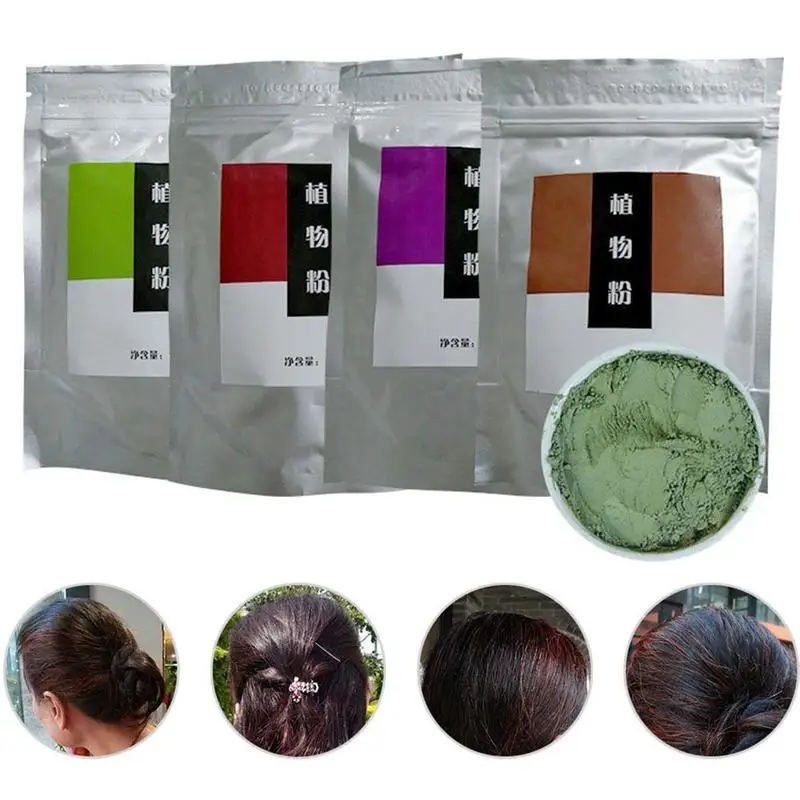 

Hot 4 colors India Hair Dye Powder European Temporary Pastel Hair Dye DIY Chalks for The Hair Styling Party