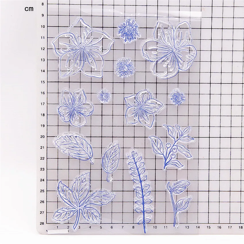 Прозрачные штампы из морских водорослей 14*20 5 см/Силиконовые пломбы роликовые для
