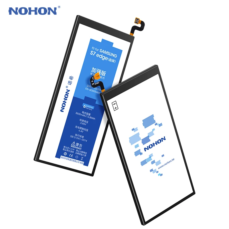 NOHON батарея для Samsung Galaxy S7 край S6 S5 S4 G9350 G935 G935F G935FD G935W8 S7edge акумуляторная замена