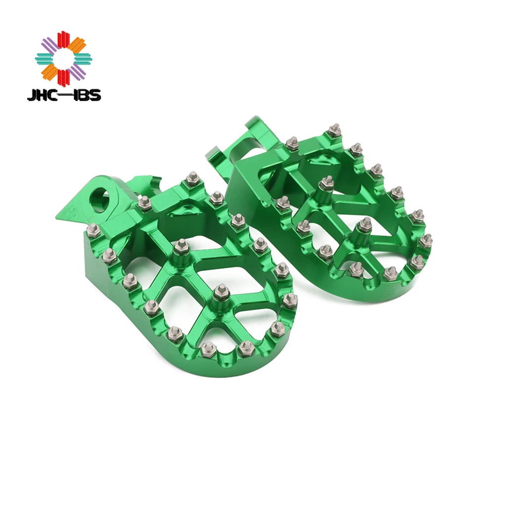 Алюминиевые Подножки для мотоцикла подножки KAWASAKI KX125 KX250 KX 125 250 1997 2001 KX500 1988 1990
