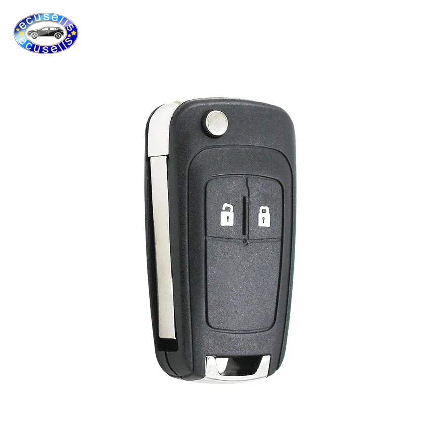 Изменить раскладной чехол с дистанционным управлением 2 кнопки Брелок для Chevrolet
