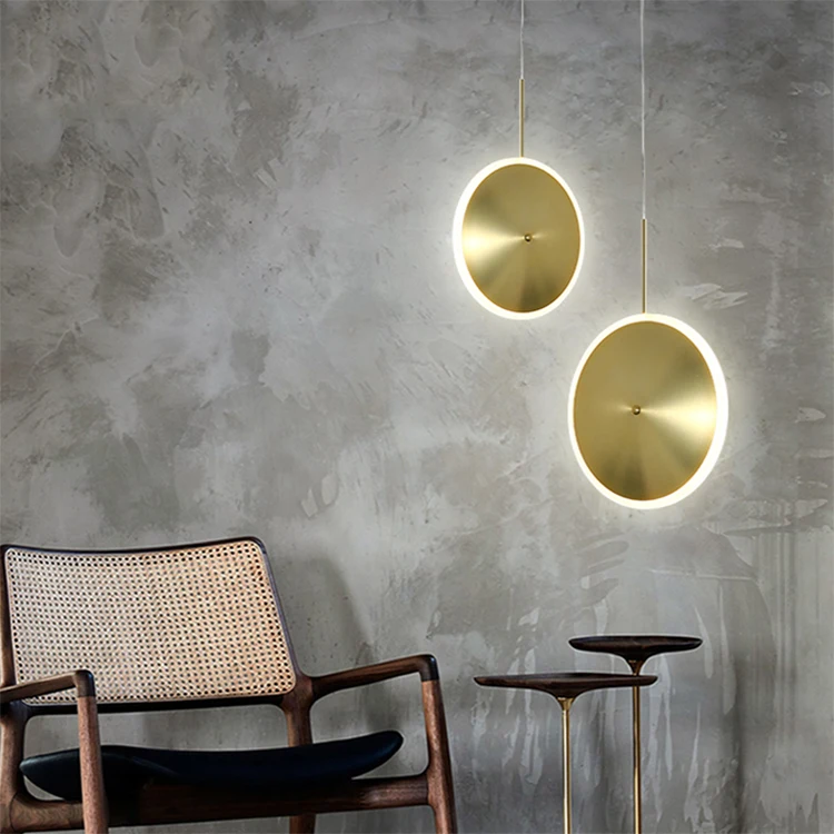 Потолочный светильник для кабинета в спальне налобный кровати розовое золото