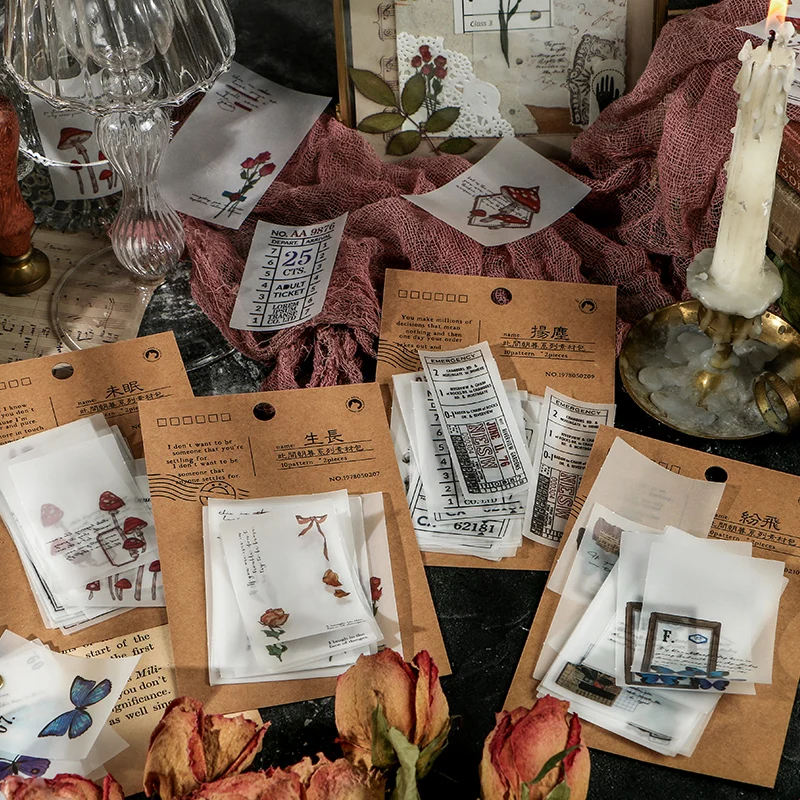 20 шт. бумажный ежедневник планировщик для скрапбукинга|Крафт-бумага| |