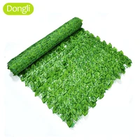 uv protection artificial balcony green leaf fence roll up panel ivy privacy garden fence backyard home decor rattan plants wall
