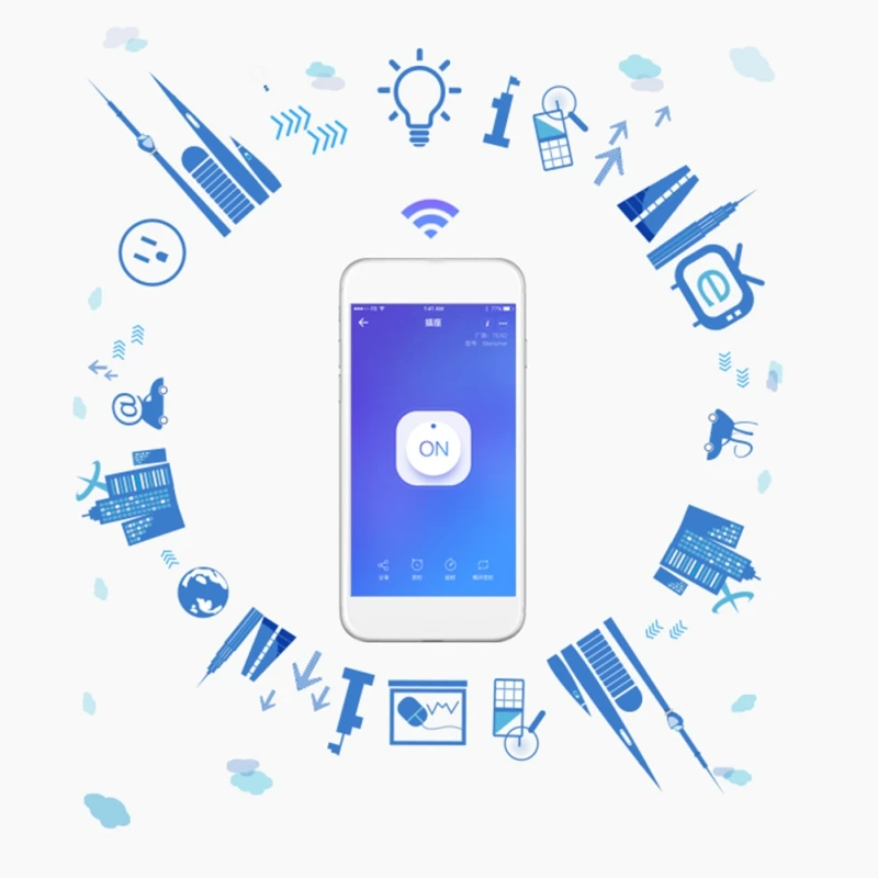 Умный пульт дистанционного управления wi-fi переключатель совместим с Alexa DIY Home для