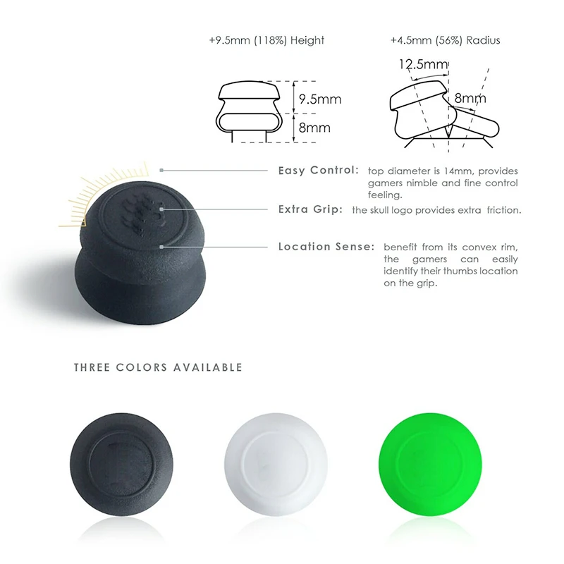 Skull & Co. Thumb Grip джойстик Крышка Cqc Elite Grips силиконовый защитный чехол для Xbox One