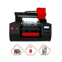 High speed A3 UV Printer 12 color UV flatbed printer with double printheads for phone case metal glass bottle leather TPU etc