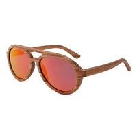 retro hollow craft wood sunglasses women men high grade zebrano brand design polarized sunglasses beach bamboo eyeglasses