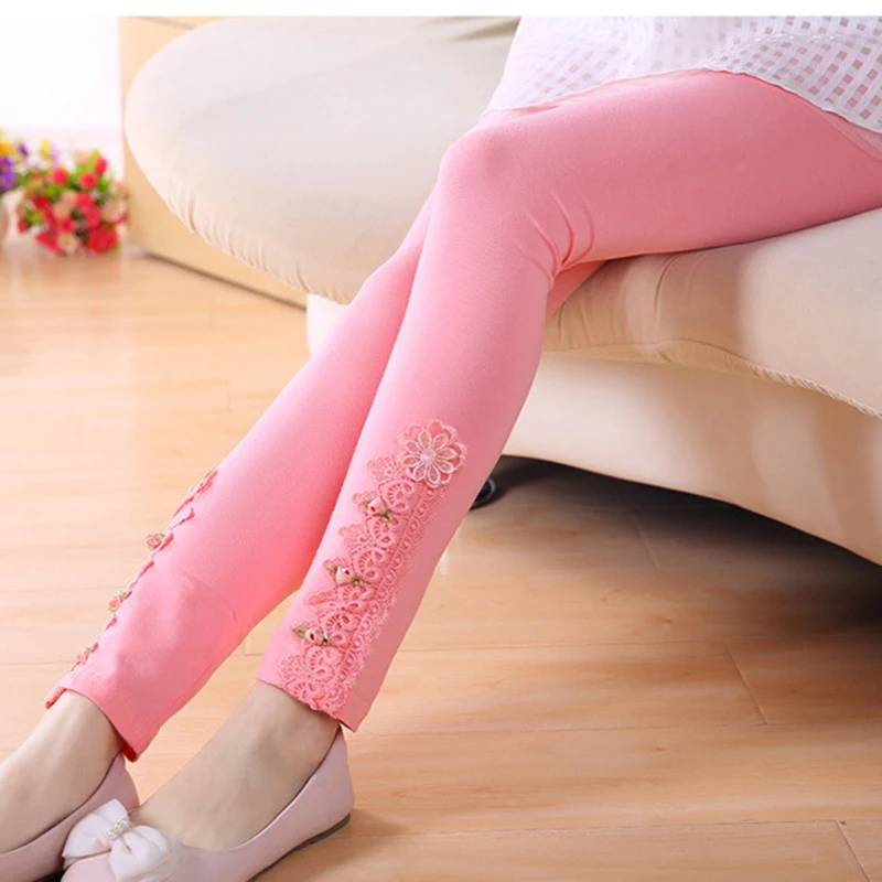 Ребенок младенец Девочки леггинсы весна осень хлопок Средняя Талия Ноги