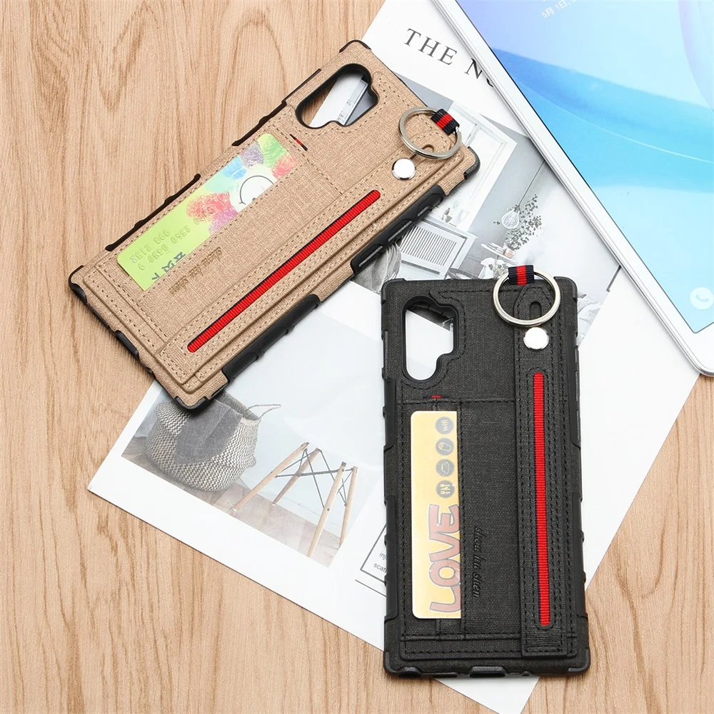 Ретро тканевый мягкий чехол бумажник для samsung Galaxy A10 A20 A30 A50 A70 S8 S9 S10 Plus S10E Note 8 9 10 Pro с