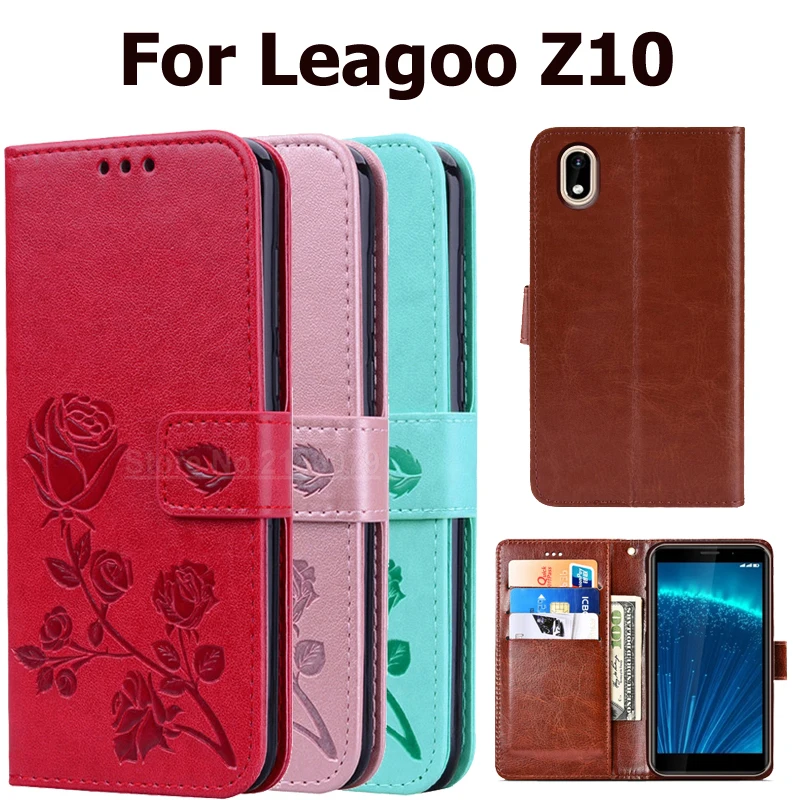 Чехол для Leagoo Z10 с 3D цветочным узором откидной телефона чехол из искусственной
