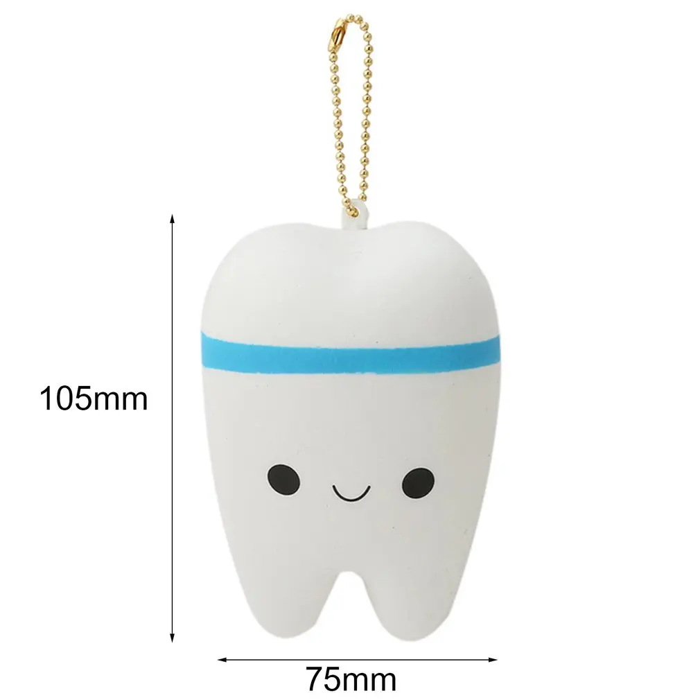 

Cute Cartoon Lightweight Lingling Spring Back PU Emulation Tooth Slow Rebound Emulation Tooth