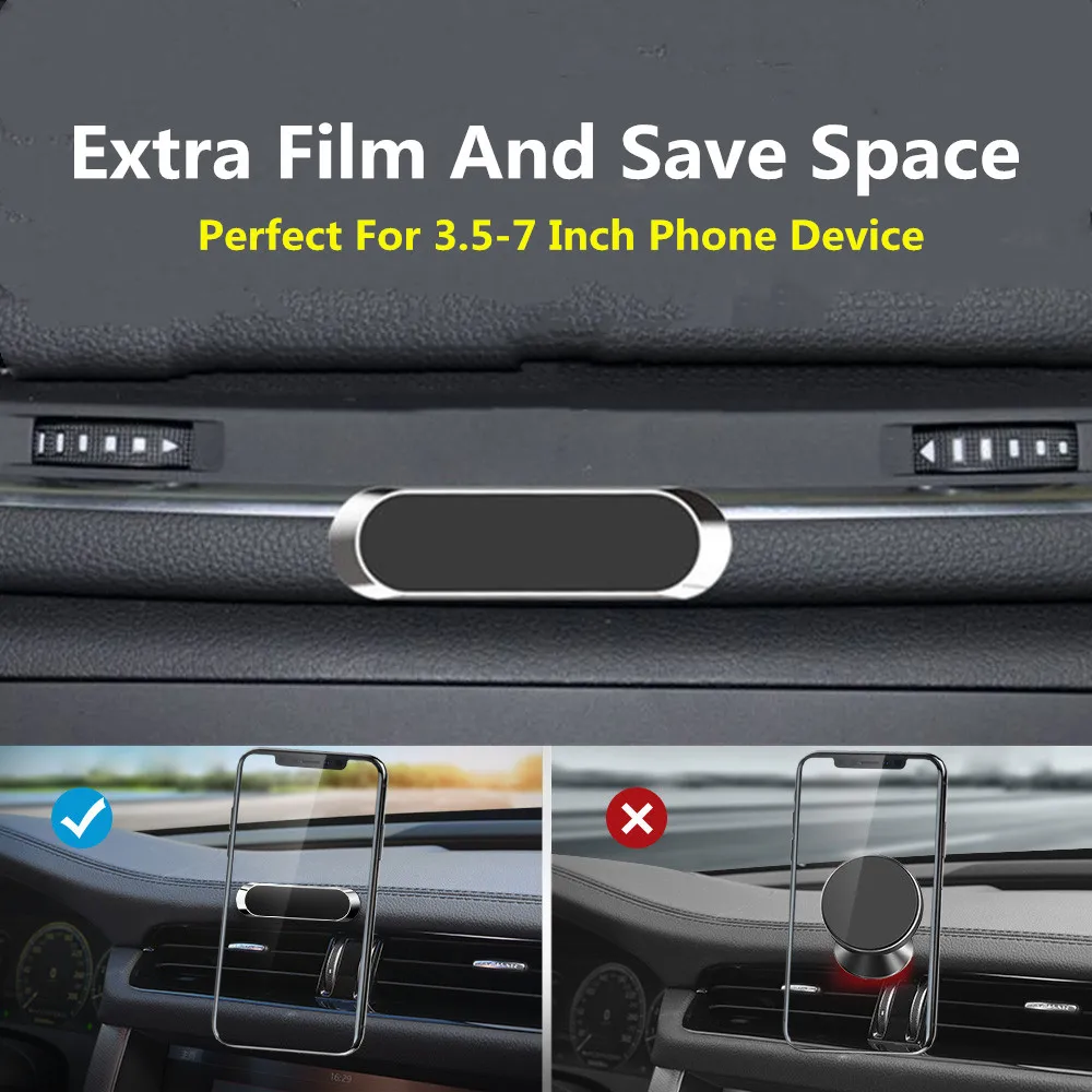 Мини магнитный автомобильный держатель для телефона металлическая пластина