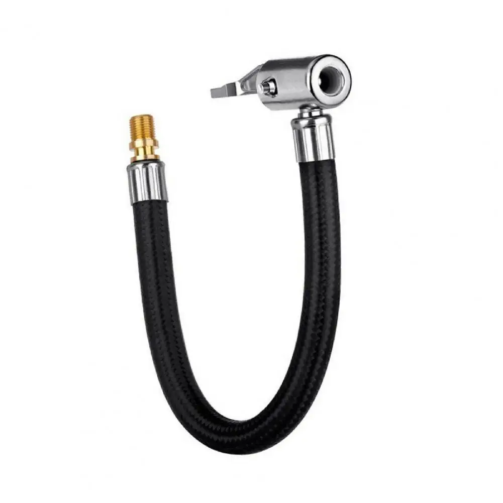 

Inflator Hose Easy to Apply High Flexibility Non-deflated Car Air Tyre Chuck Inflator Pump Hose for Bicycle