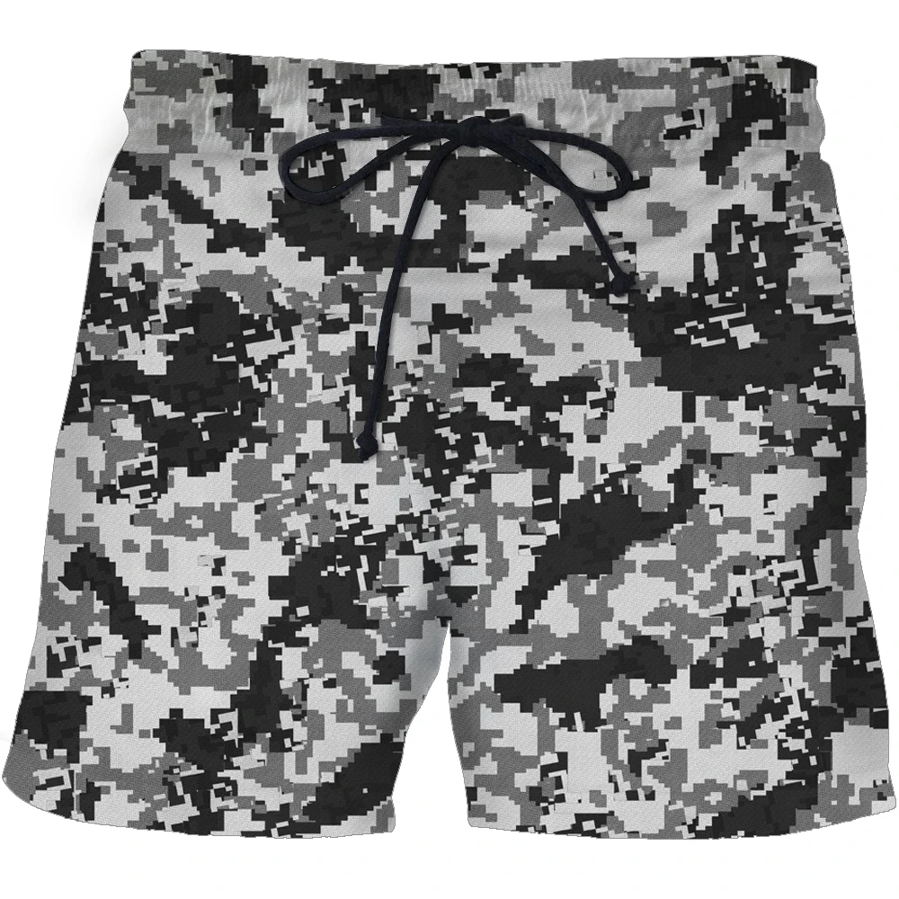 

Мужские пляжные шорты с 3D-принтом, камуфляжные спортивные пляжные шорты в стиле ретро для серфинга, лето 2021