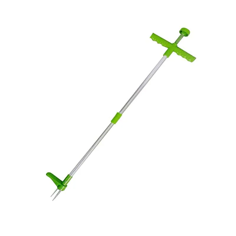 

Claw Weeder Root Remover Outdoor Killer Tool Portable Garden Lawn Long Handled Aluminum Weed Puller Removable with Foot Pedal YZ