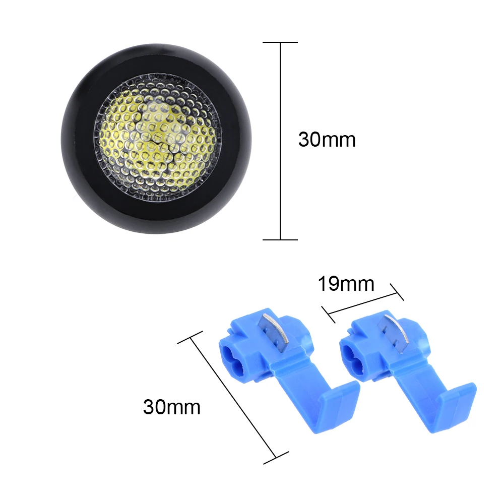 LEEPEE Car LED Eagle Eye Lights Accessories Reverse Backup Light DC 12V Parking Signal Bulb Lamp DRL Daytime Running | Автомобили и