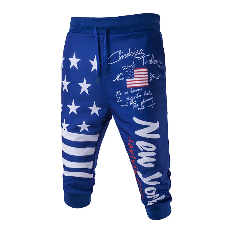 New Men's American Flag Print Fashion Casual Shorts | Мужская одежда