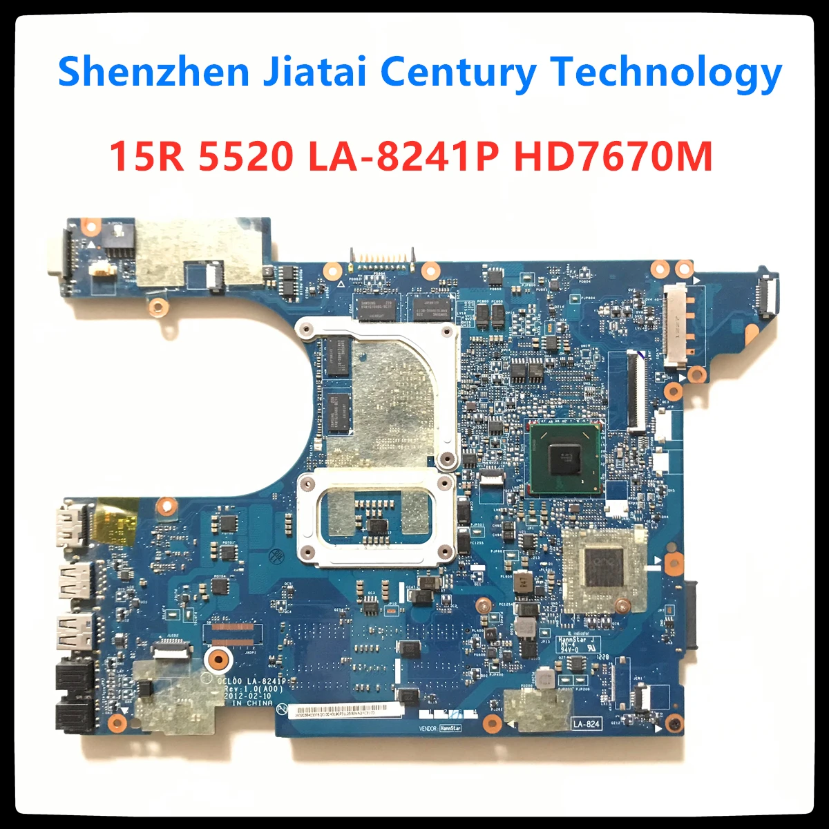 QCL00 LA 8241P материнская плата CN 06D5DG 6D5DG для dell Inspiron 15R 5520 7520 Материнская ноутбука HD7670M