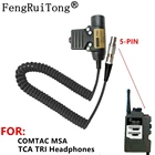 Тактические U94 PTT аксессуар для гарнитуры PTT для COMTAC MSA TCA TRI наушники для Selex H4855 Radio, Bowman PRR radio PRC343