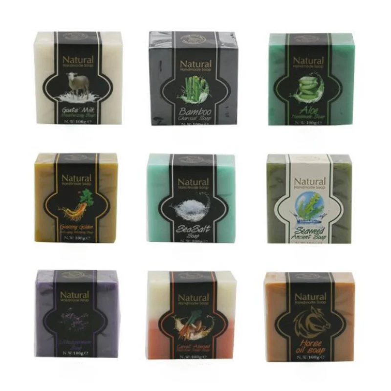 100g чистое натуральное козье молоко эфирное масло с бамбуковым древесным углем