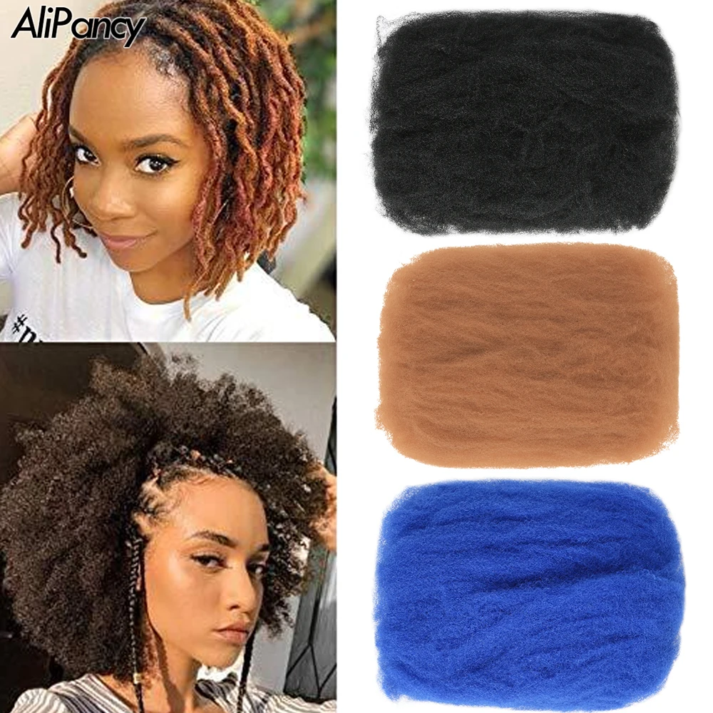 

Synthetic Hair Brazilian Remy Hair Afro Kinky Curly Crochet Braiding Hair Bundle No Weft Deradlock Hair For Women For Kids