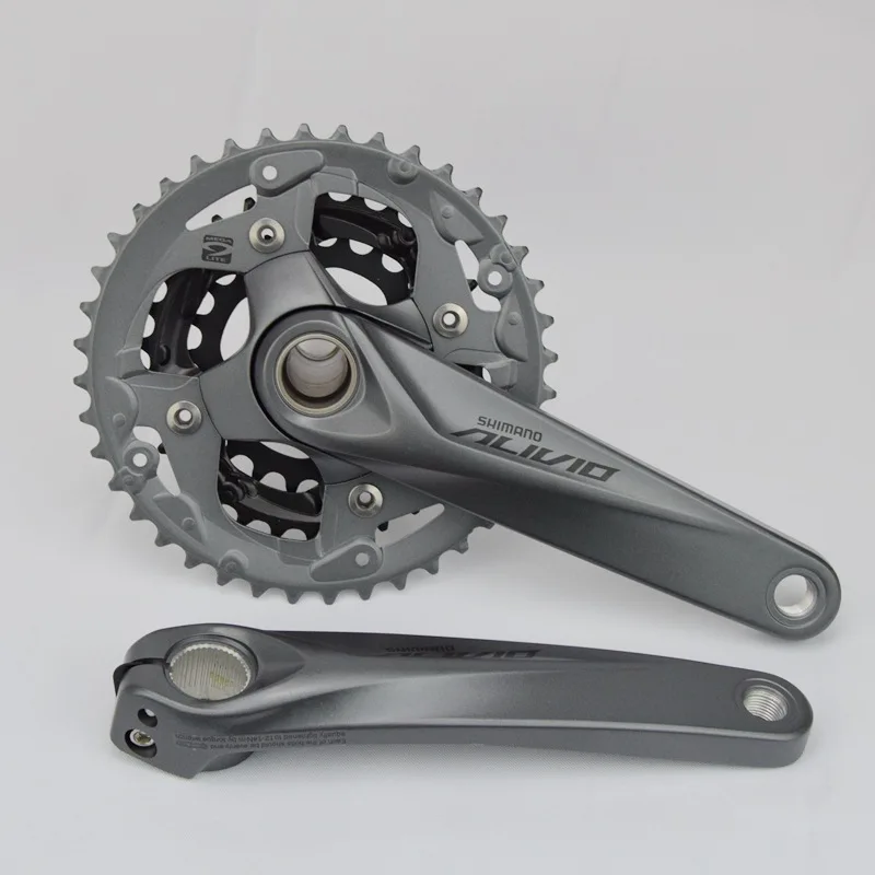 Горячая Распродажа Shimano Alivio M4050 crank 170 мм 3x9 27 скорость FC 22 30 40T HollowTech система для