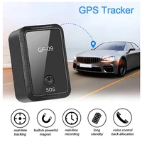 gf 09 mini gps tracker smart magnetic gps car tracker locator kids elder anti lost recording tracking device voice control