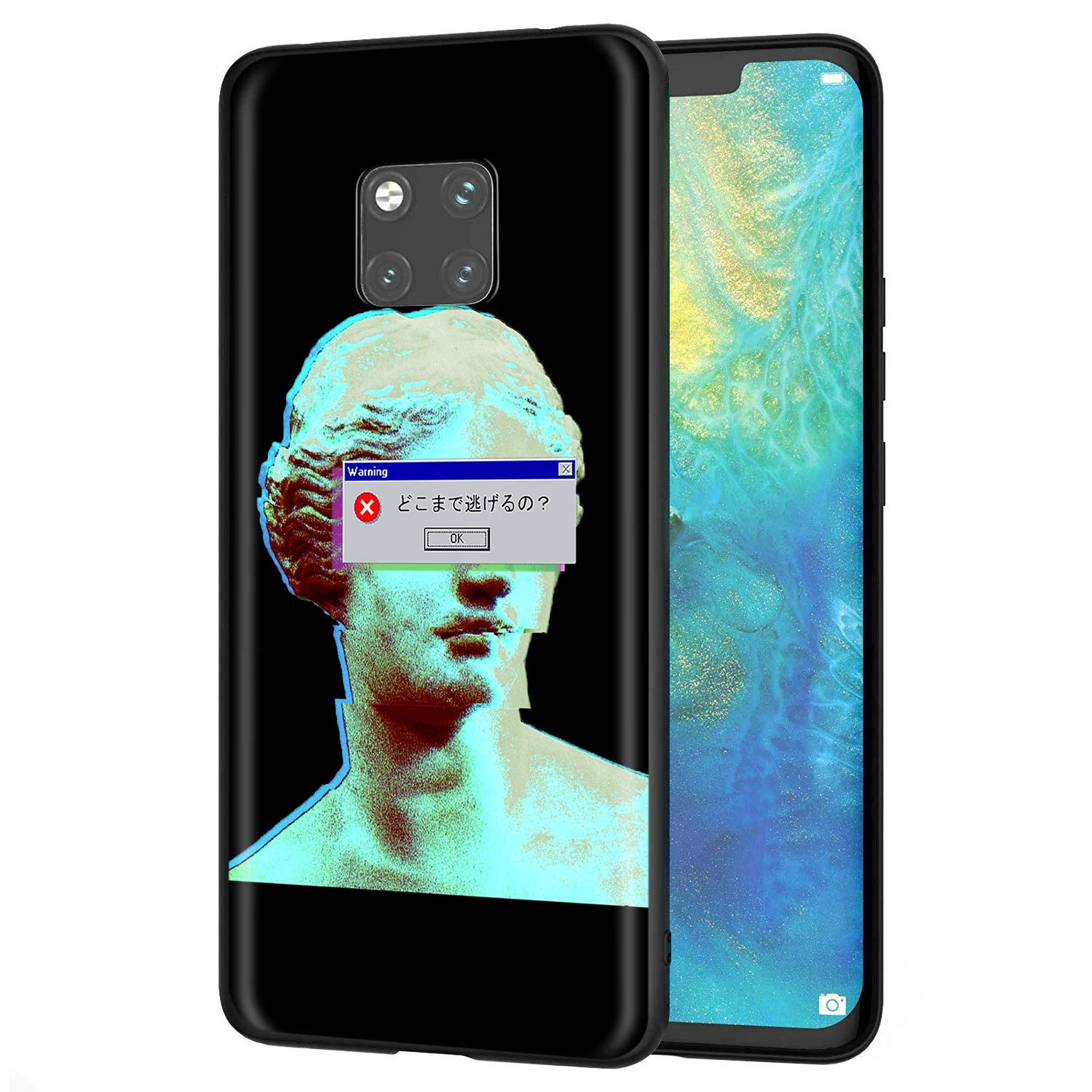 Чехол из силикона YIMAOC Vaporwave Aesthetics для Huawei Honor 6a 7a 7c 7x 8 9 10 Lite Pro Y6 2018 2017 Prime.