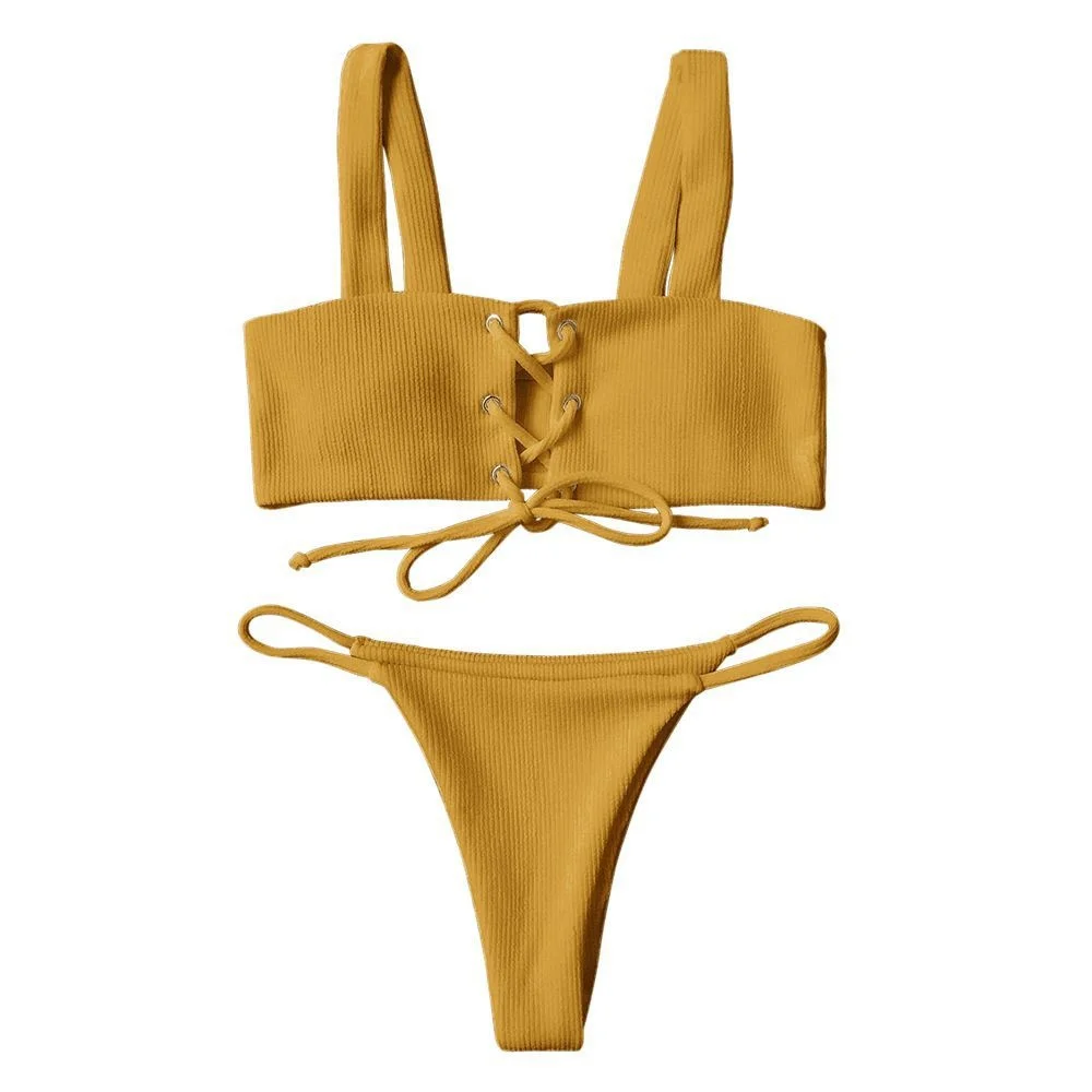 

2023, Женский комплект бикини, бикини с пуговицами, специальная ткань, женский купальник, женское платье, купальник 314