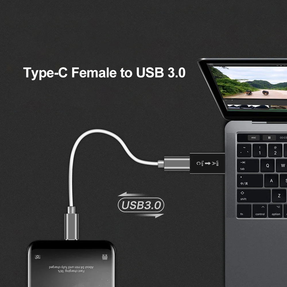 KEBIDU type C USB OTG адаптер usb c на 3 0 для Xiaomi huawei samsung S9 Adaptador|Компьютерные кабели и