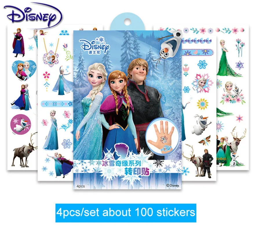 Disney 4 шт./компл. История игрушек Вуди Базз дети татуировки боди арт флэш тату