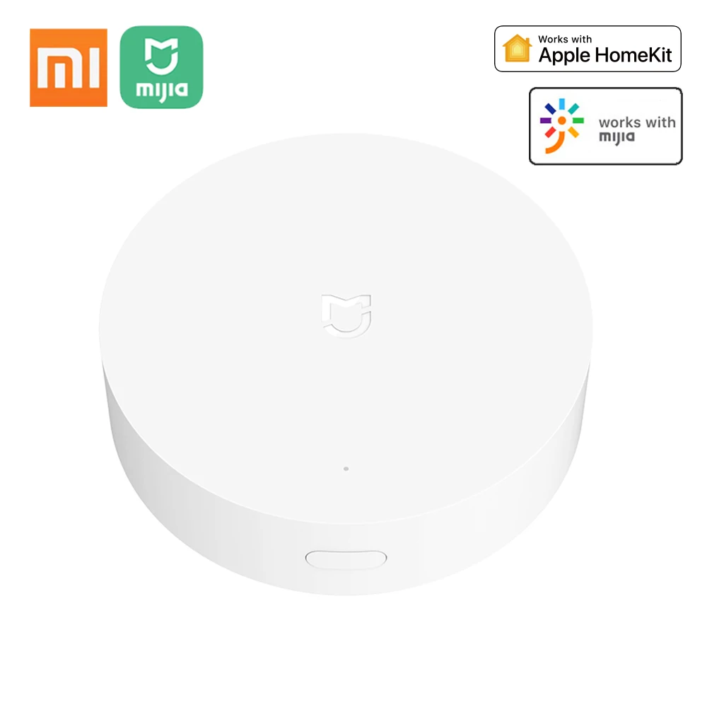 Шлюз Xiaomi Mijia ZigBee 3 0 многорежимный сетевой хаб с Wi Fi и Bluetooth голосовое дистанционное
