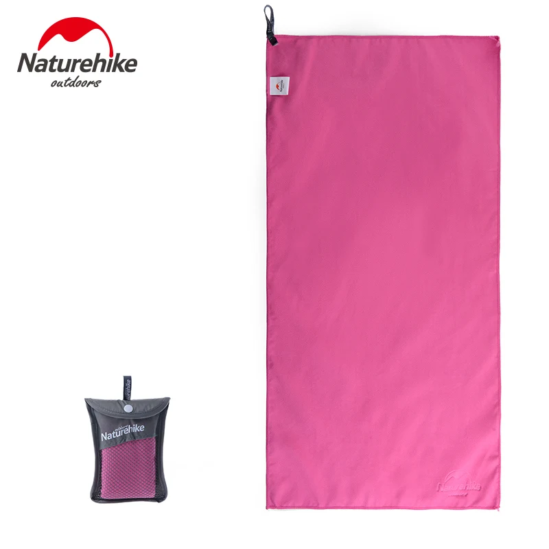 Rose Naturehike ультралегкое компактное быстросохнущее полотенце из микрофибры для походов и кемпинга быстросохнущее дорожное полотенце для рук и лица полотенце для плавания в спортзале - Цвет: Rose