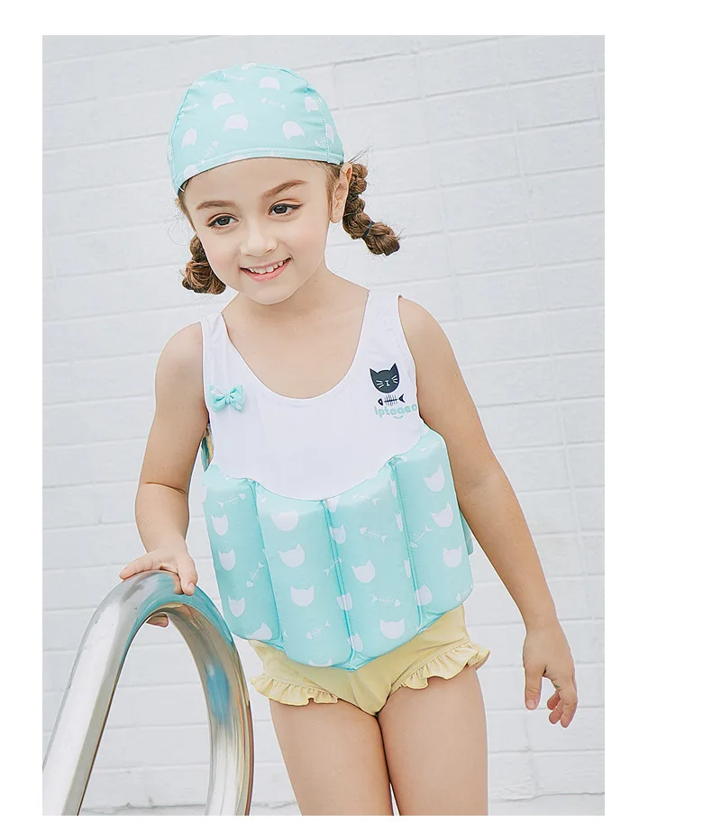 Детская спортивная одежда летняя плавучая жилетка купальный костюм купальник