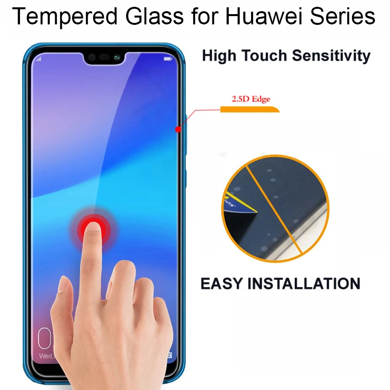 Защита экрана для Huawei P20 Lite P10 Plus P6 P7 закаленное стекло P8 2017 Pro защитное на P9 Light |