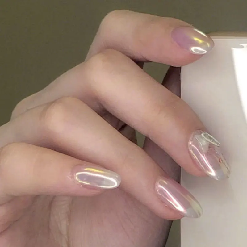 Магический палец лак для ногтей порошок Блестящий Блеск Дизайн красивые