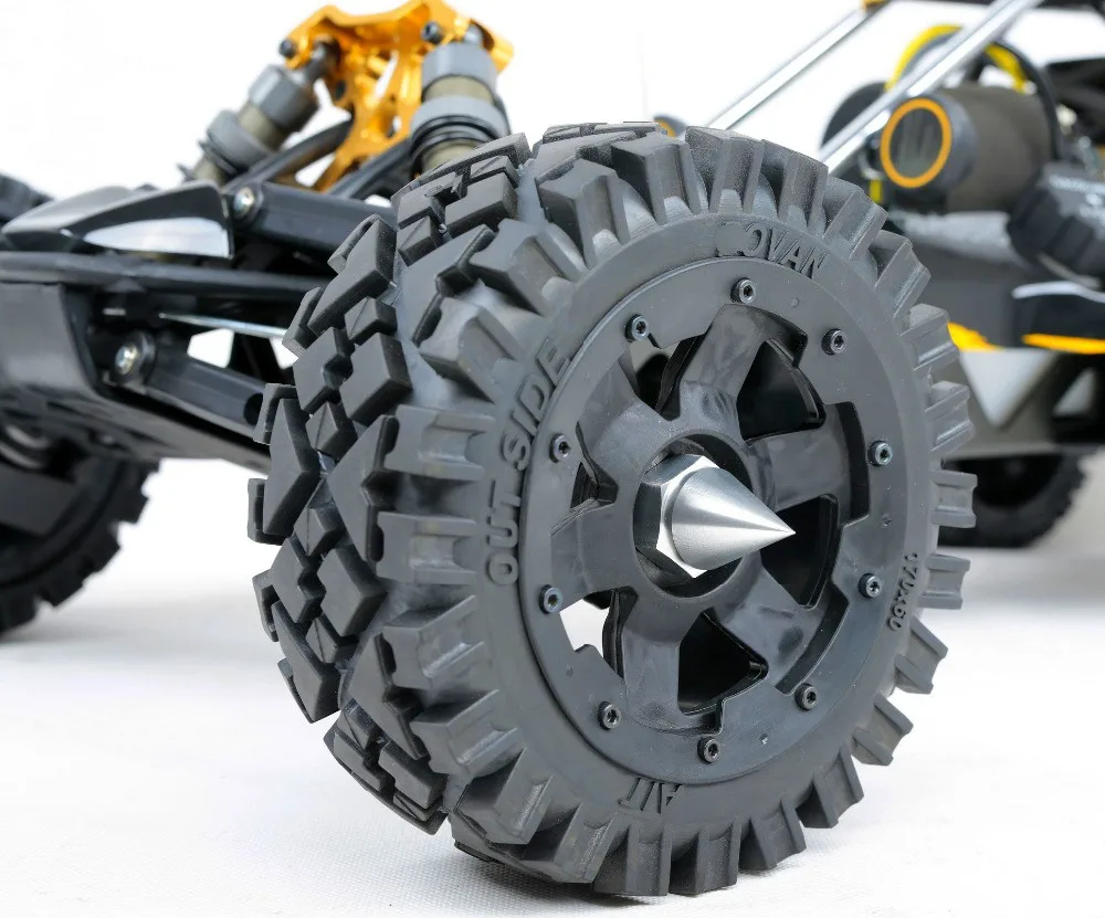 CNC Металлические конусные шины Стопорная гайка колеса подходит для Hpi Baja 5b 5T SS 5SC