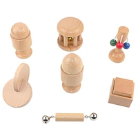 10pcslot montessori baby toys toddler object fitting exercise hand grasped toy egg cup cube box baby bed bell rattle vocal gift