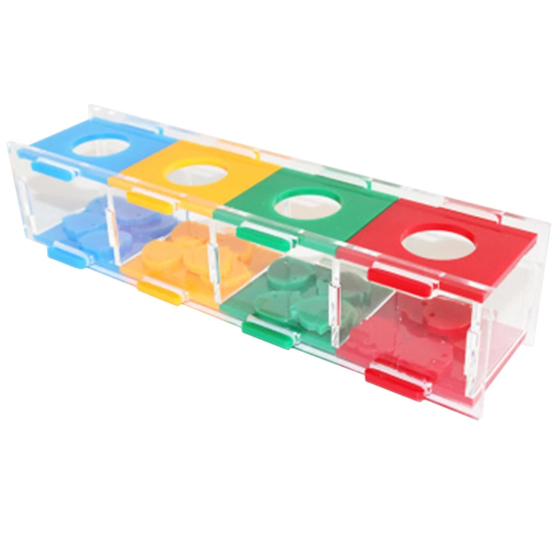 Попугай Птицы игрушки игрушка ligence цветная разделительная Монета коробка