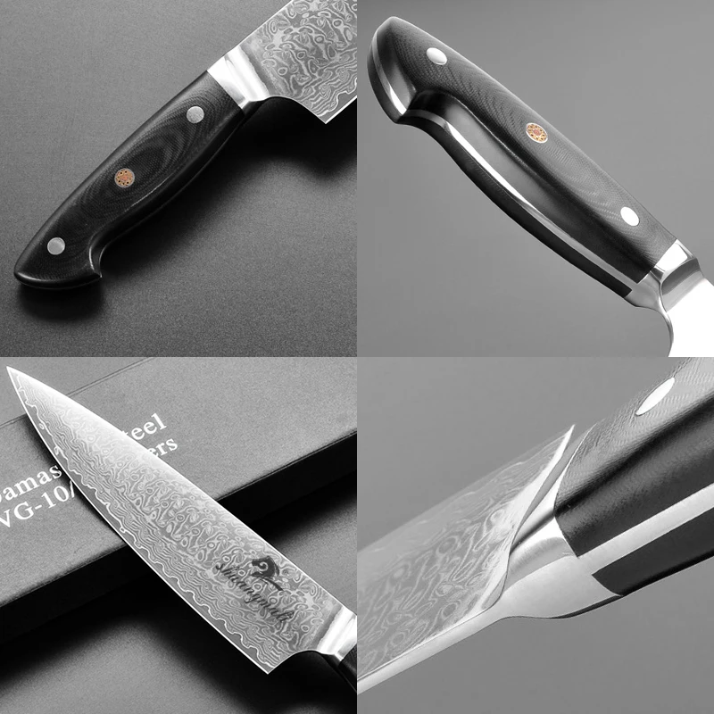 8 дюймов Кухонные ножи 67 слоев Дамасская сталь шеф-повара нож в японском стиле Кук