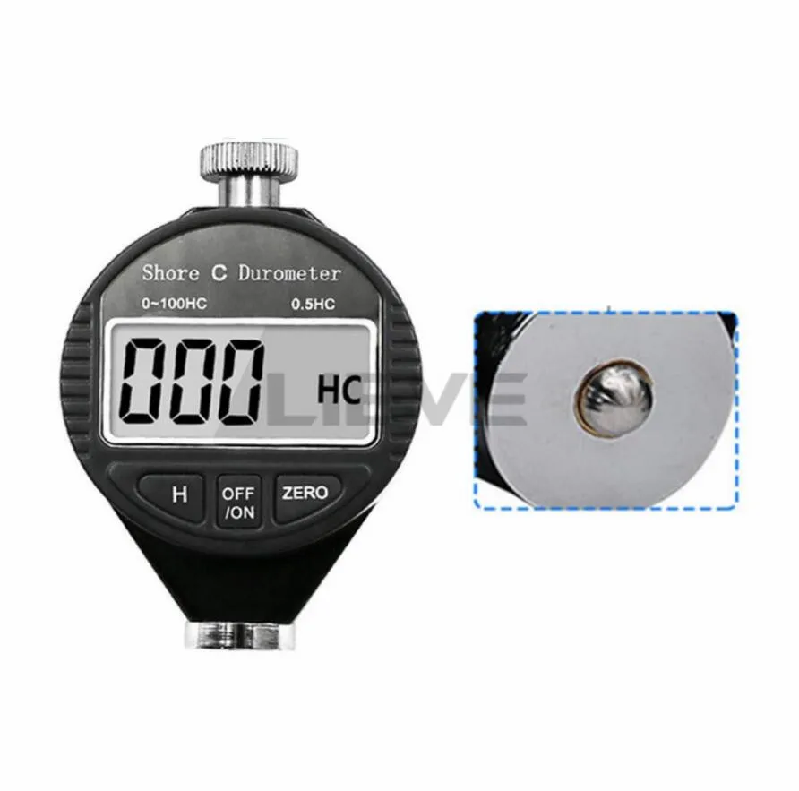 Цифровой дюрометр твердости берега Измеритель Твердости 0-100 A/C/D для пластика